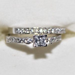 J Francis Wedding Ring Set.